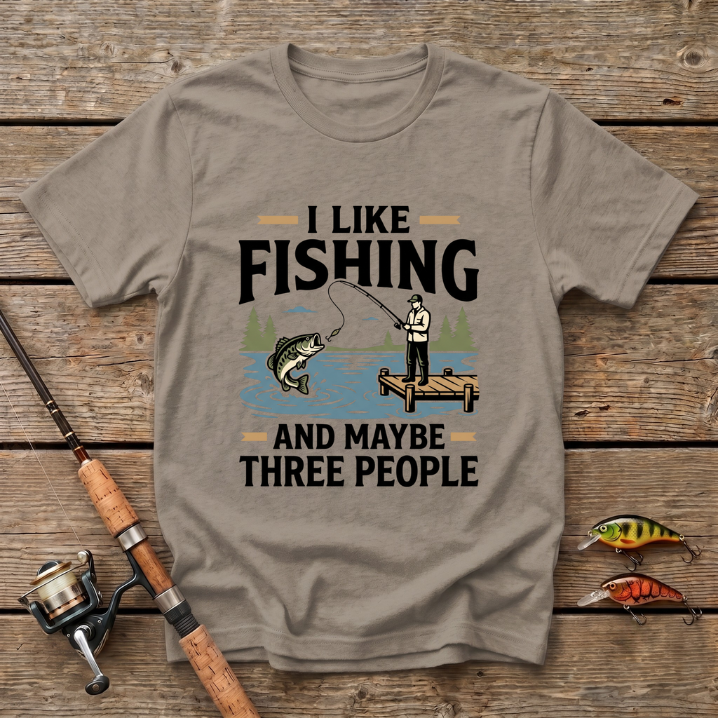 I Like Three People T-Shirt