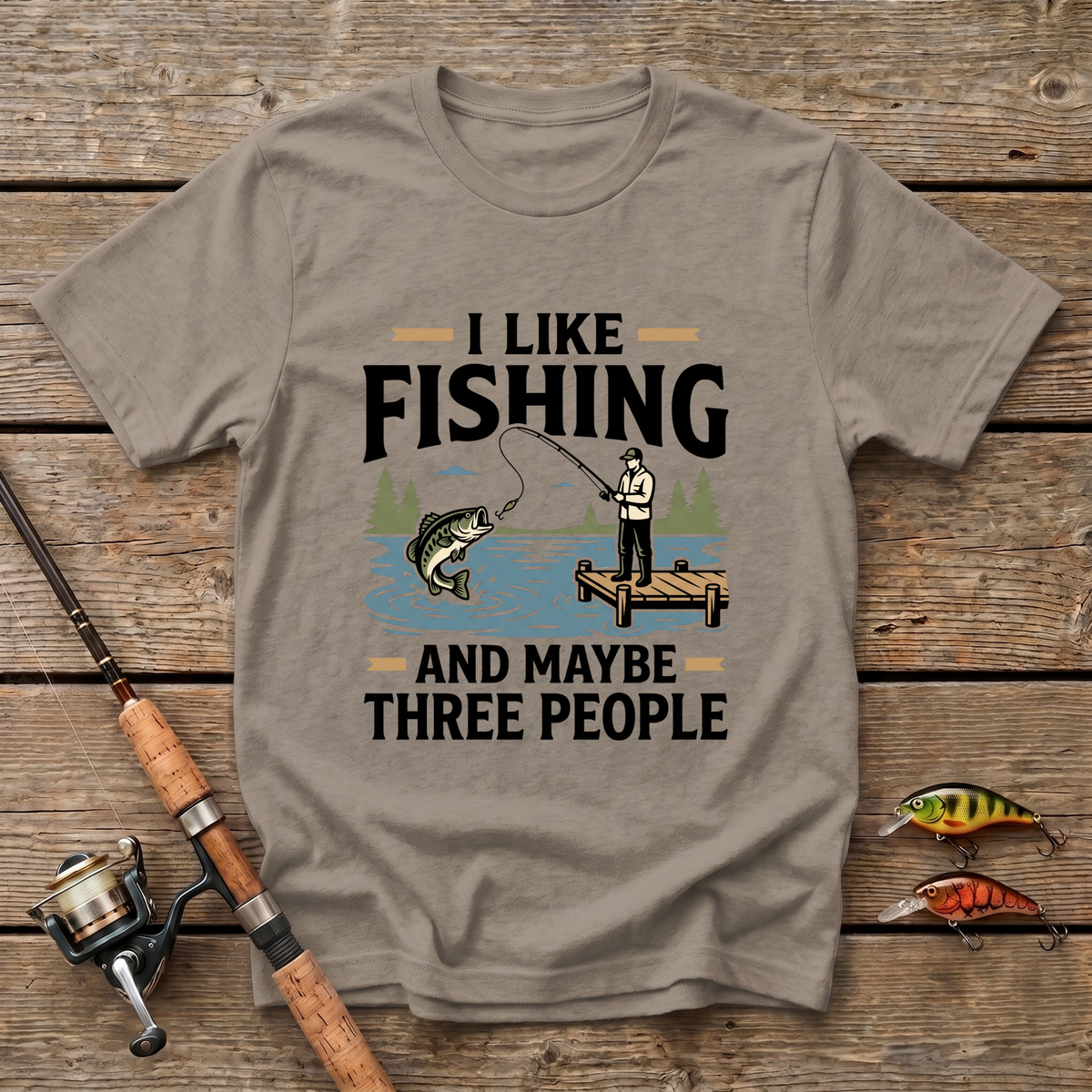 I Like Three People T-Shirt