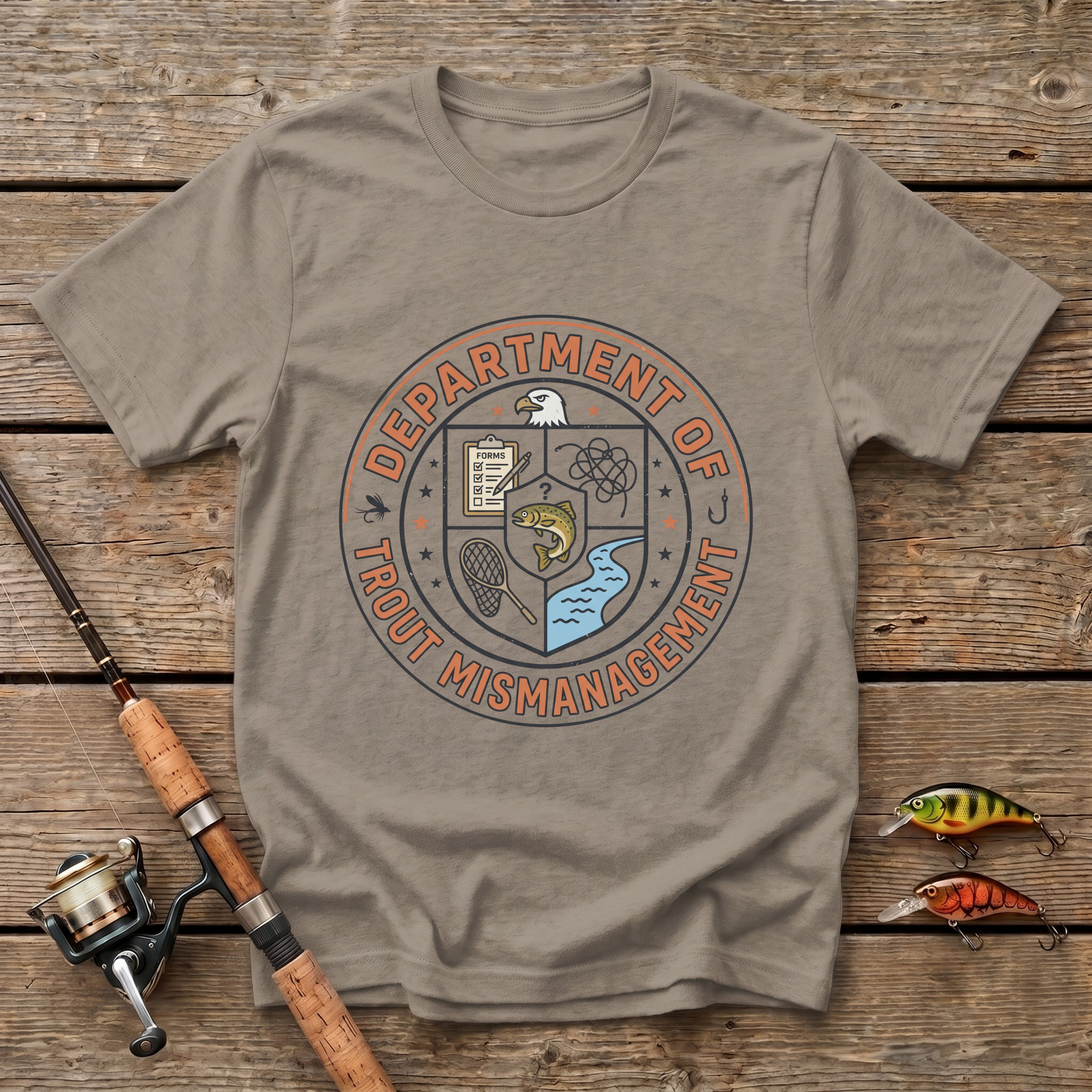 Department Of Trout Mismanagement T-Shirt