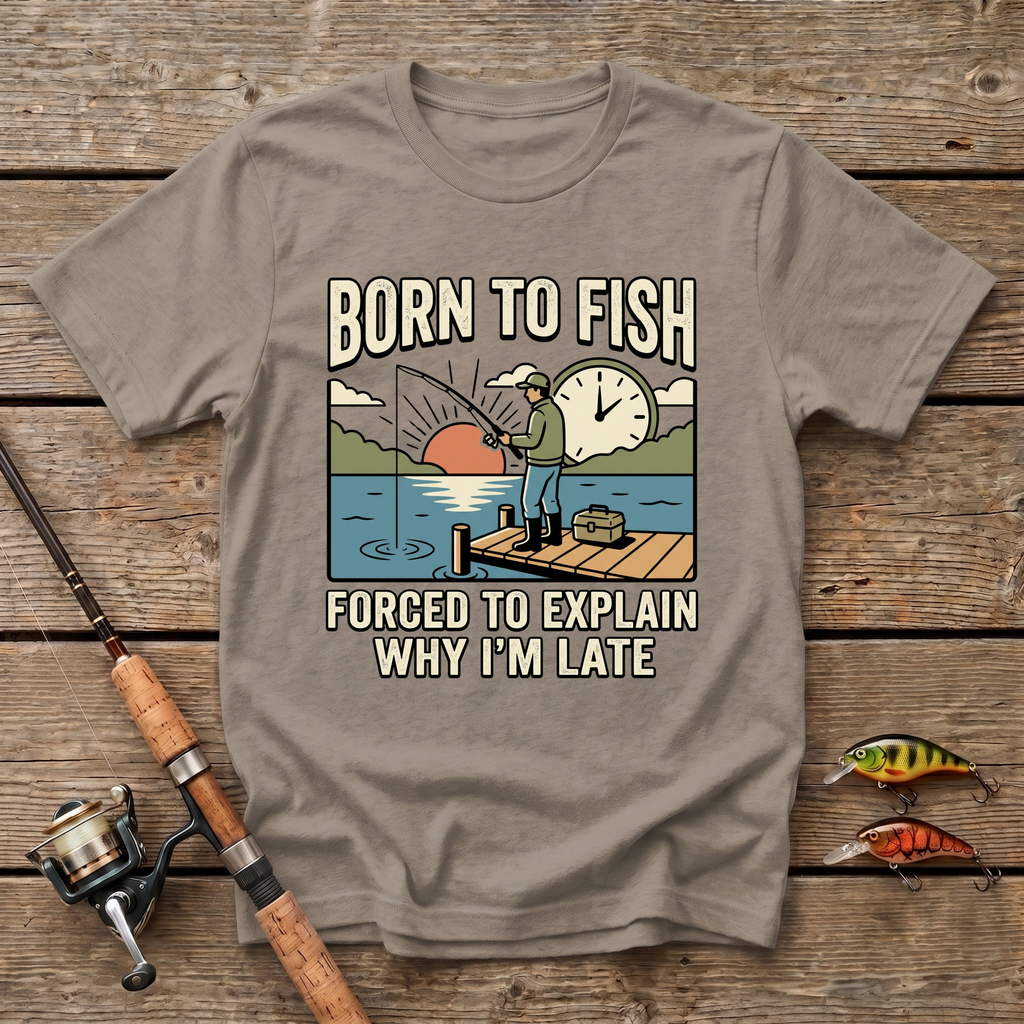 Born To Fish, Forced To Explain T-Shirt