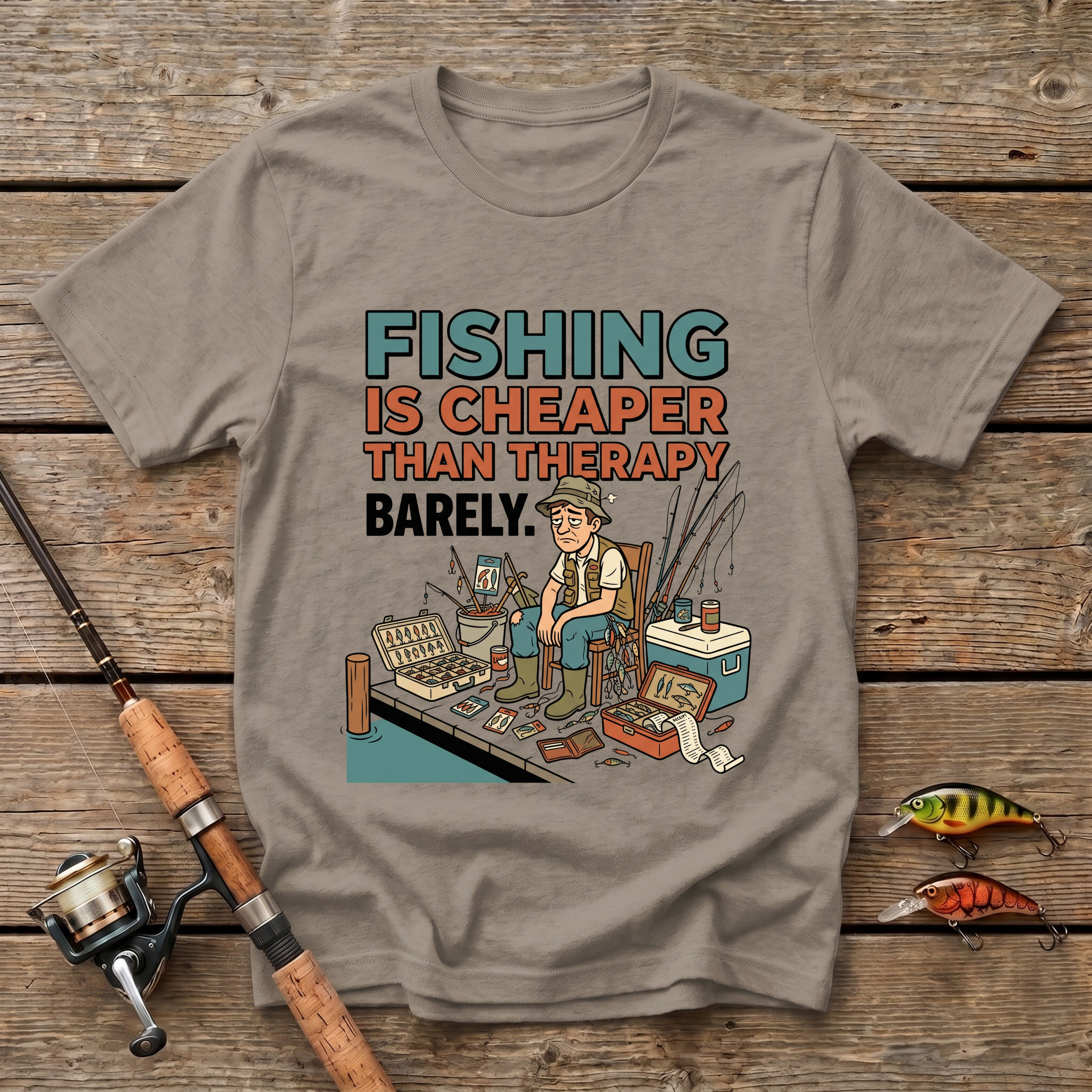 Fishing Is Barely Cheaper T-Shirt