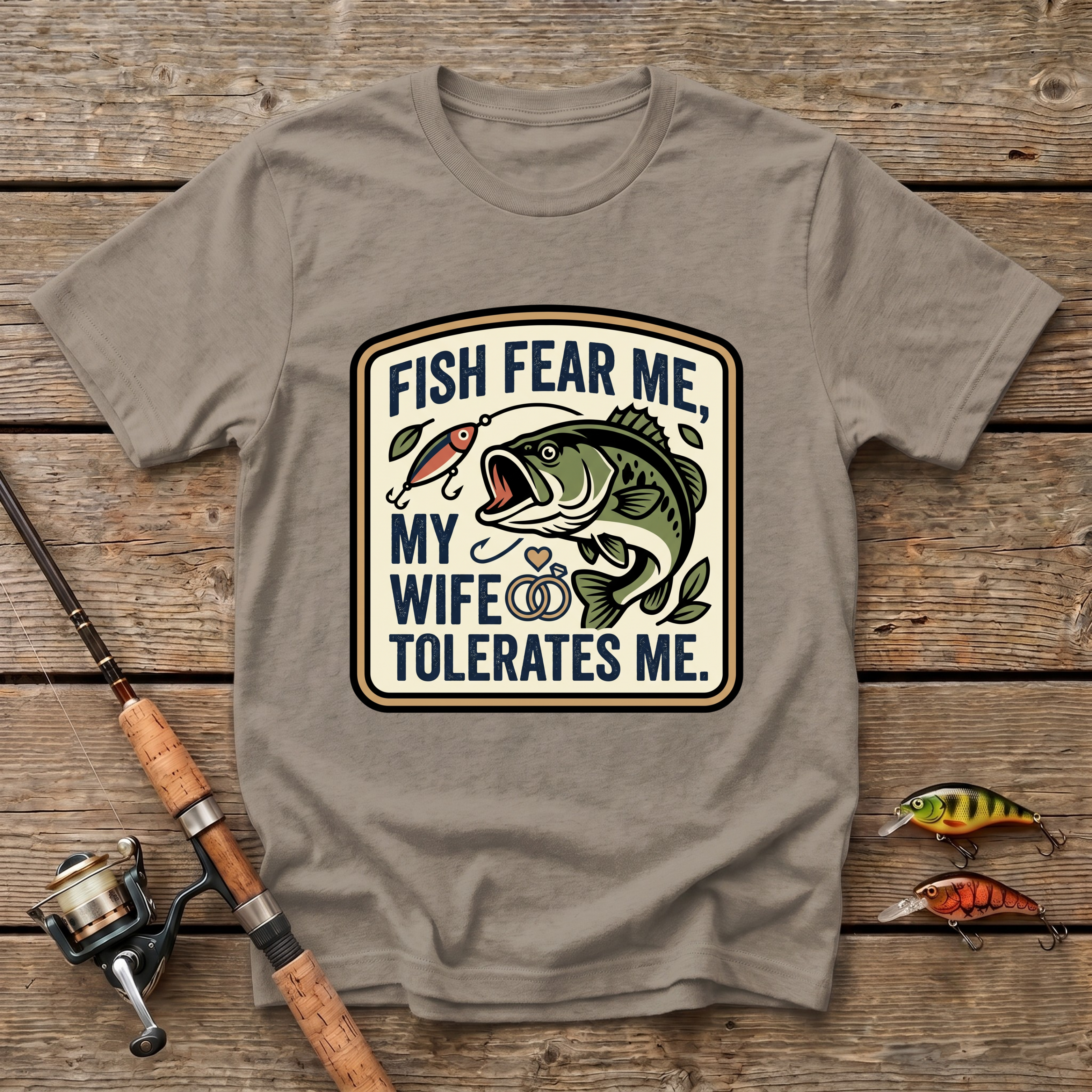 Wife Tolerates Me T-Shirt