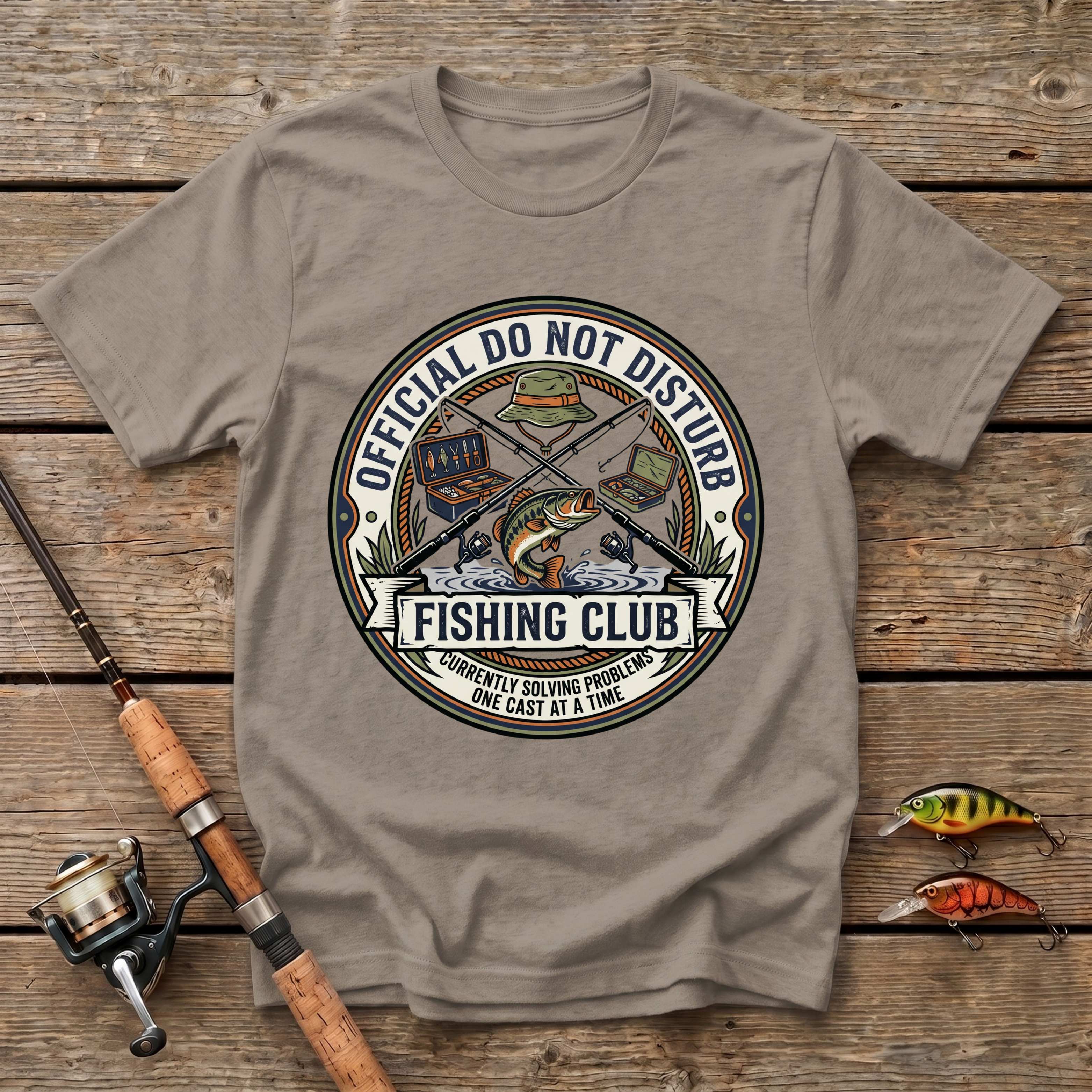 Do Not Disturb Fishing Club T-Shirt