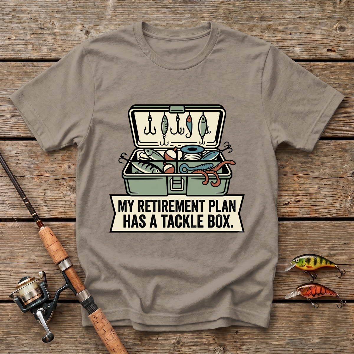Retirement Tackle Box T-Shirt