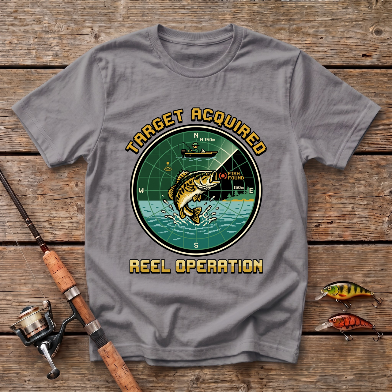 Target Acquired, Reel Operation T-Shirt