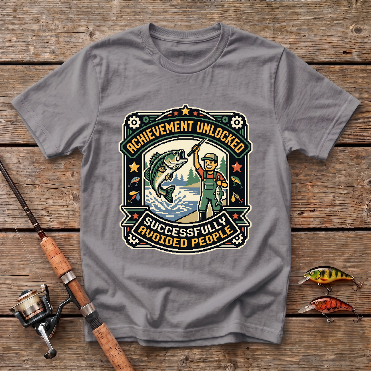 Achievement Unlocked: Successfully Avoided People T-Shirt