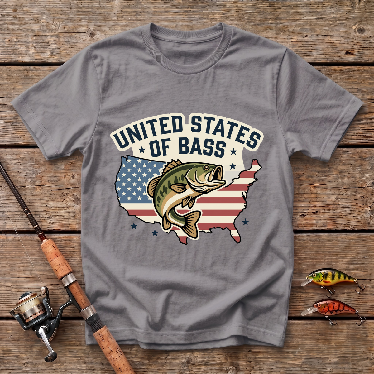 United States Of Bass T-Shirt