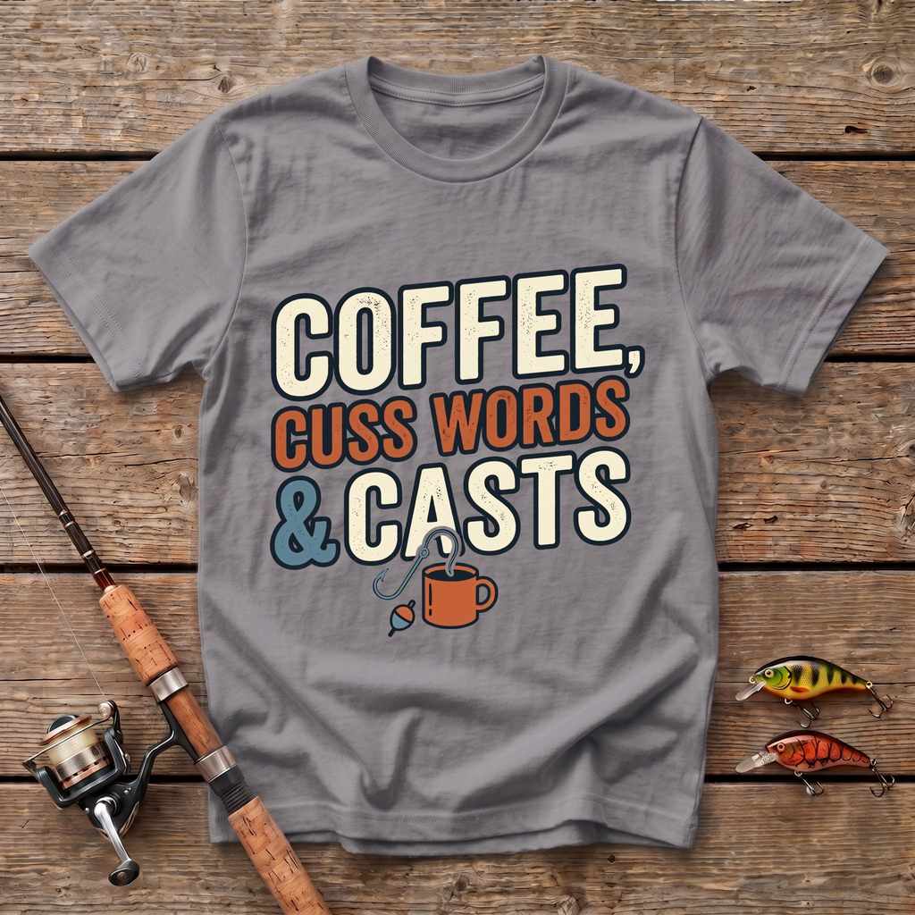 Coffee, Cuss Words And Casts T-Shirt