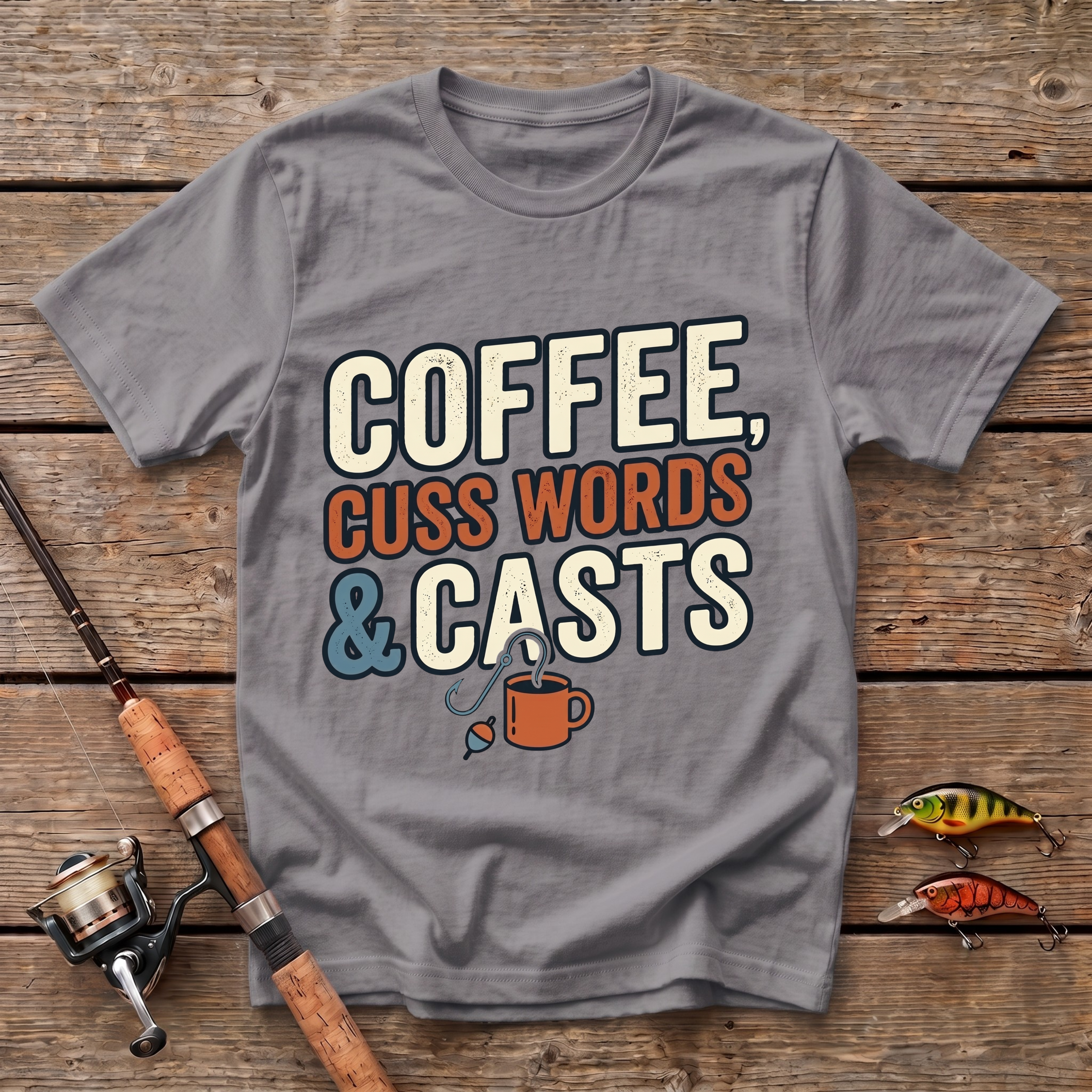 Coffee, Cuss Words And Casts T-Shirt