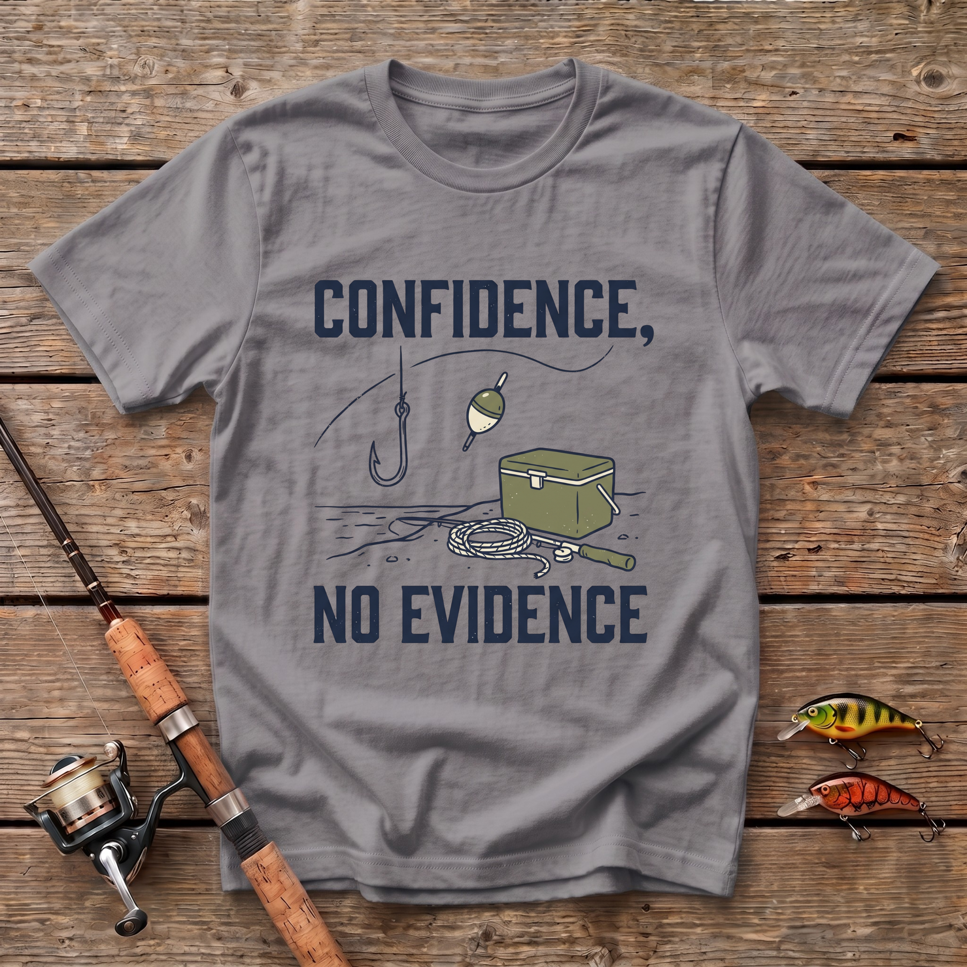 Confidence, No Evidence T-Shirt