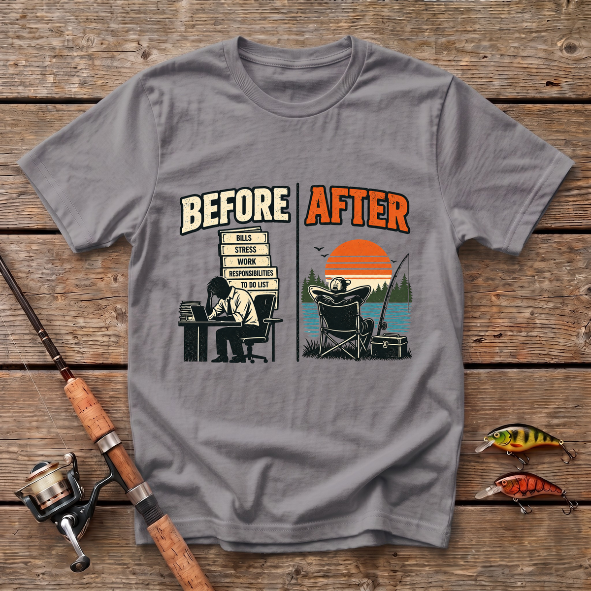 Before And After T-Shirt