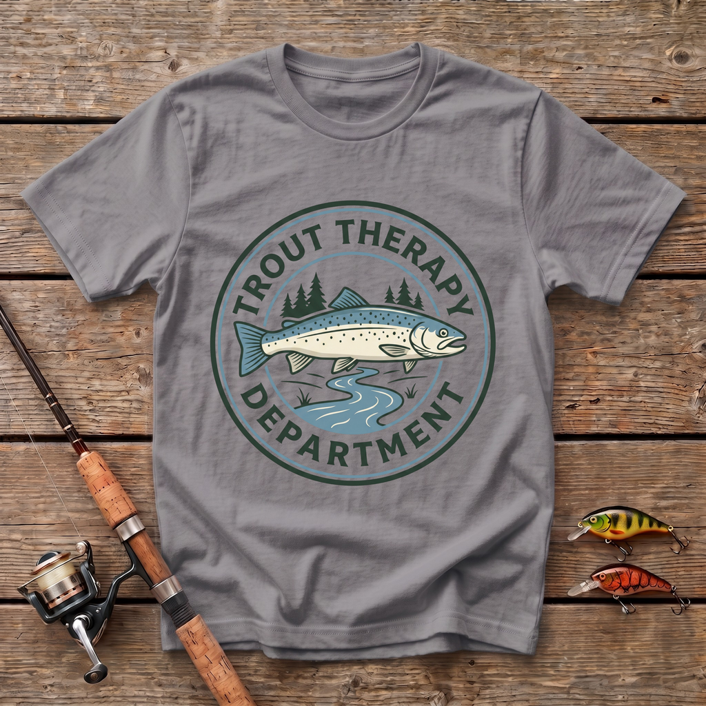 Trout Therapy Department T-Shirt