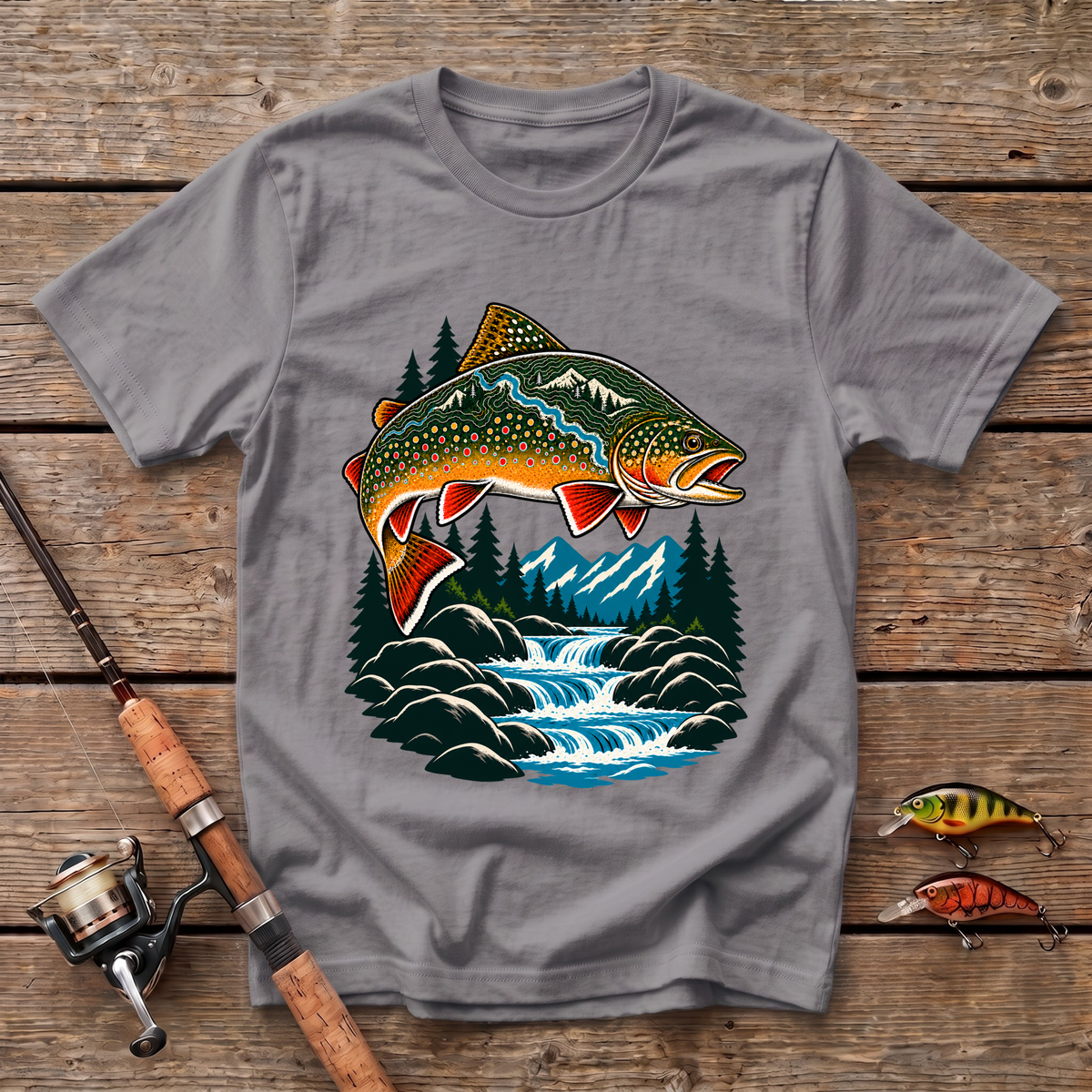 Leaping Trout T-Shirt