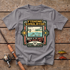 Fishing Simulator. Press X To Waste The Whole Day T-Shirt