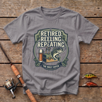 Retired Reeling Repeating T-Shirt
