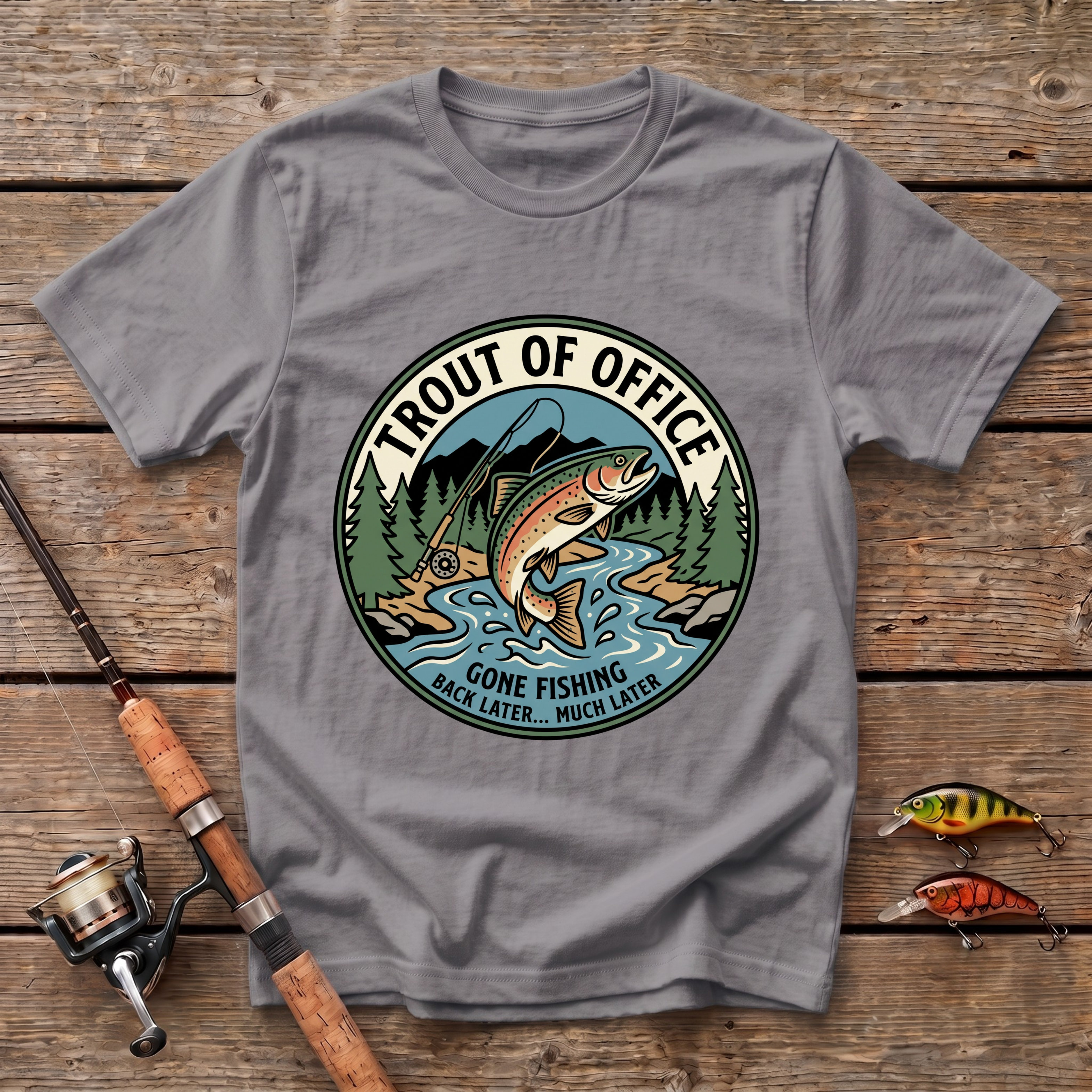 Trout Of Office T-Shirt