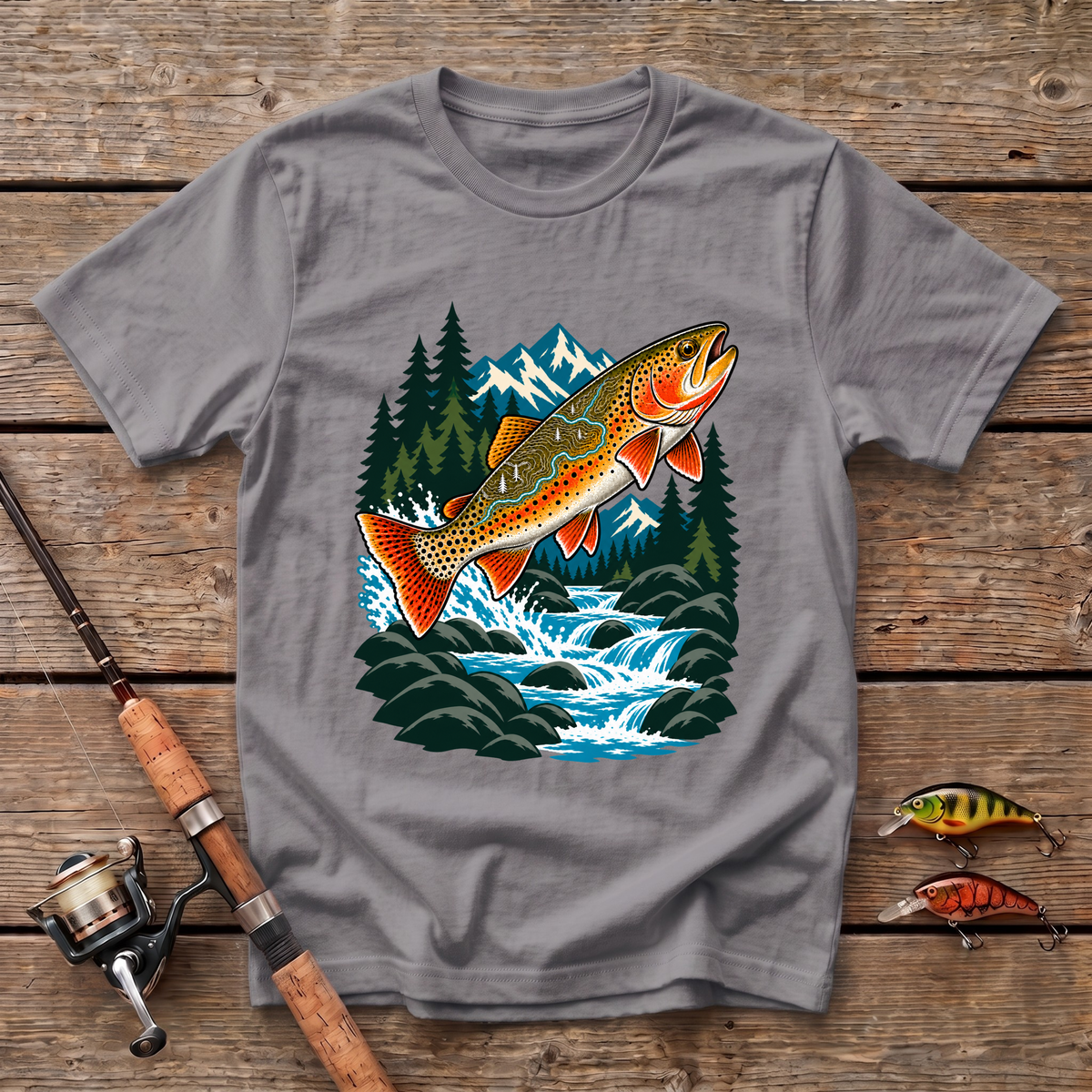 Trout Leaping T-Shirt