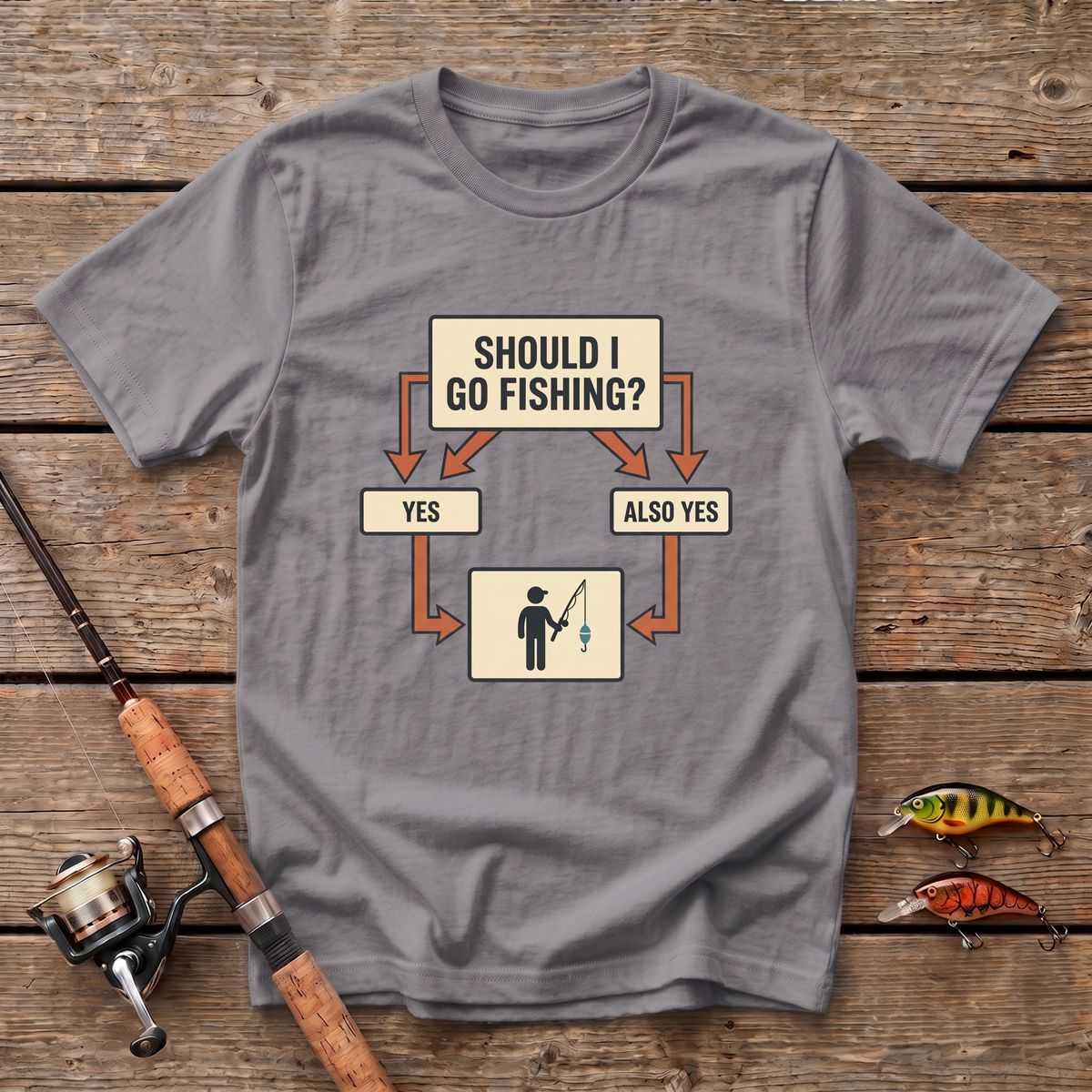 Should I Fish T-Shirt