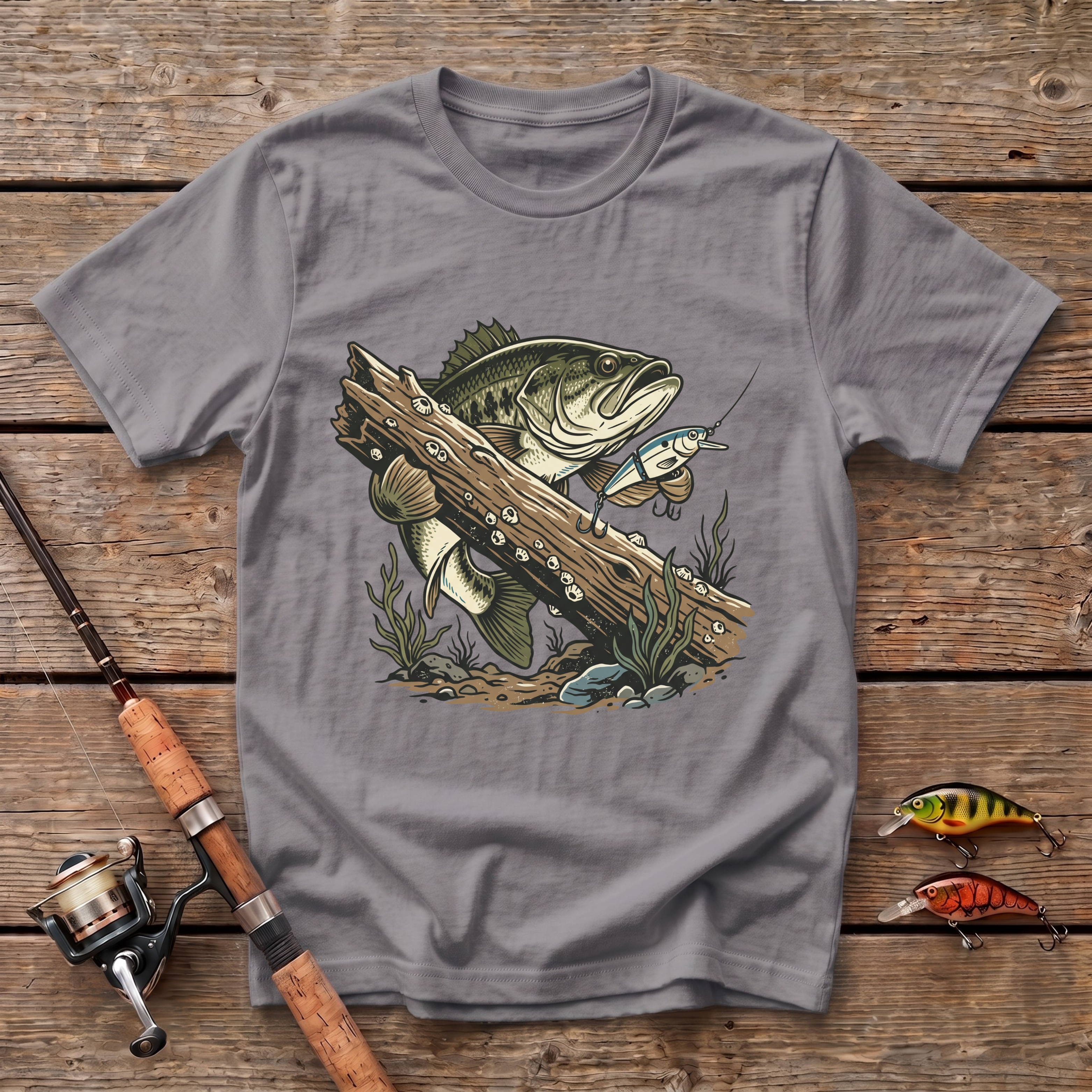 Hook A Log T-Shirt