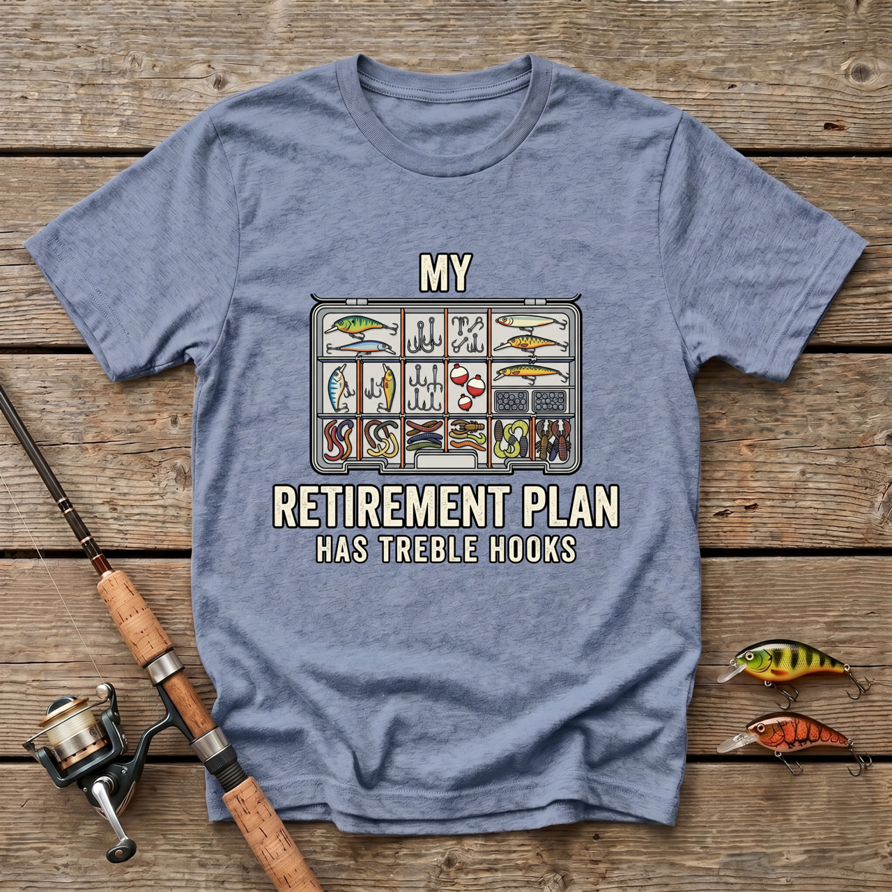 Retirement Plan Has Hooks T-Shirt