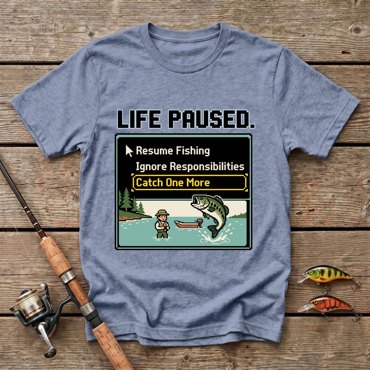 Life Paused, Catch One More T-Shirt