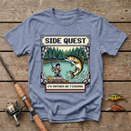 Side Quest - I'd Rather Be Fishing T-Shirt
