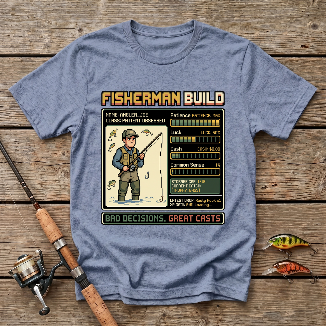 Fisherman Build T-Shirt