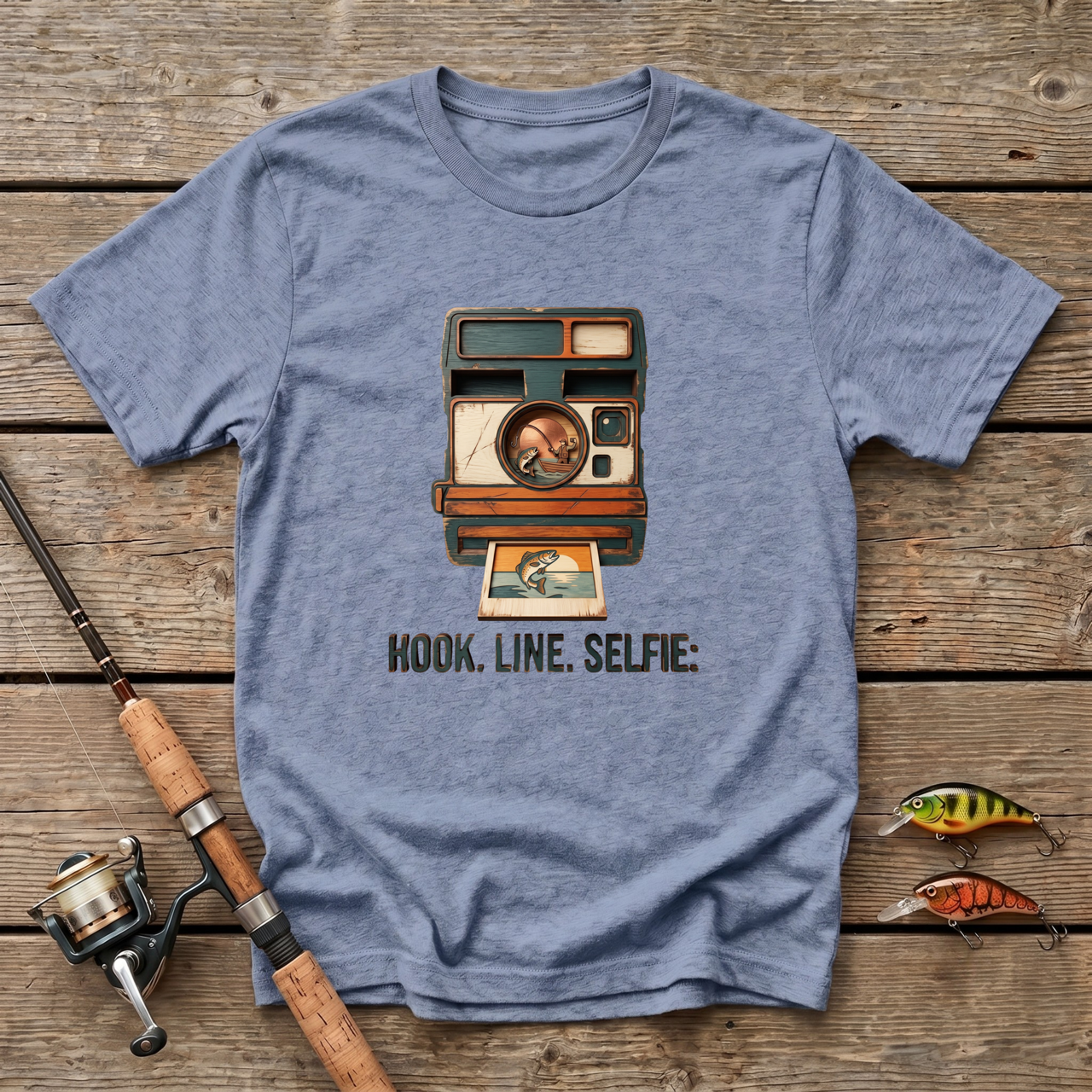 Hook. Line. Selfie T-Shirt