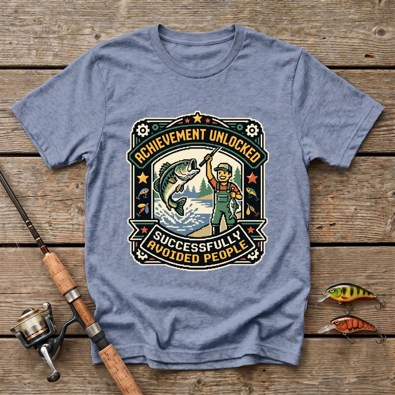 Achievement Unlocked: Successfully Avoided People T-Shirt