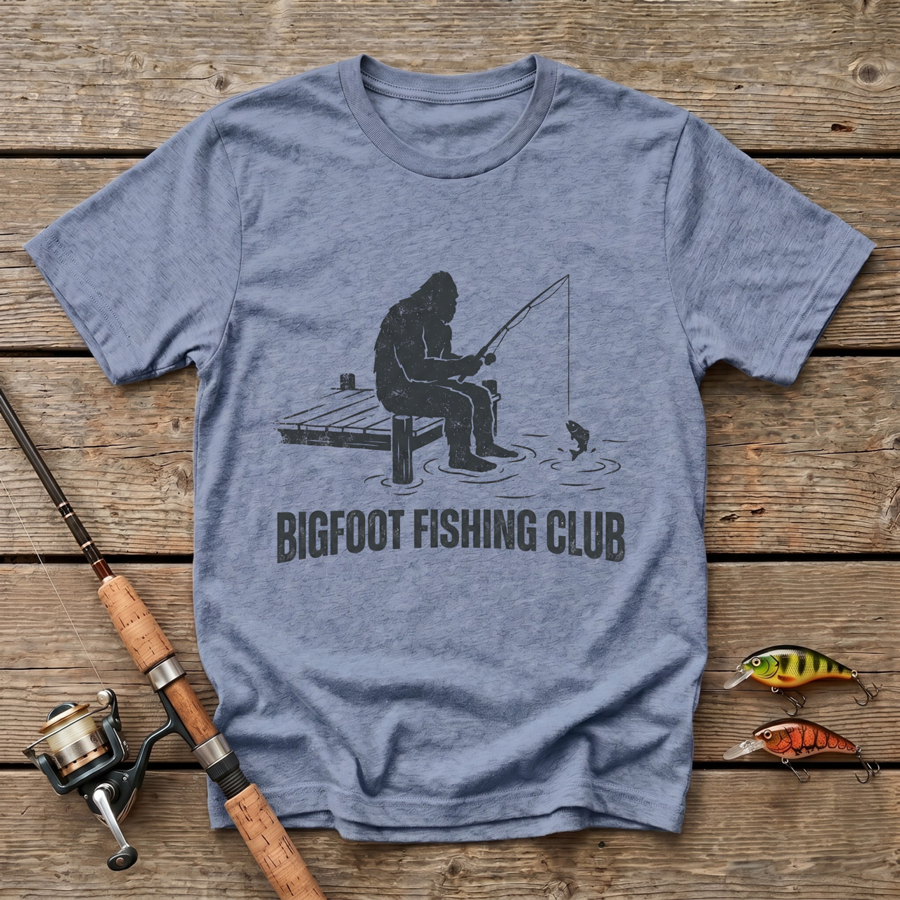 Bigfoot Fishing Club T-Shirt