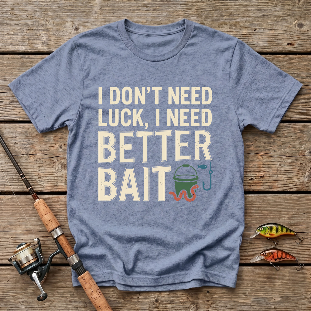 I Don't Need Luck, I Need Better Bait T-Shirt