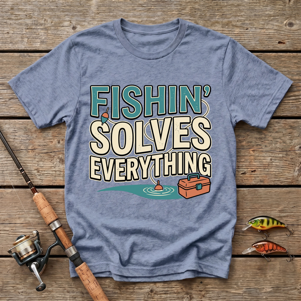 Fishin' Solves Everything T-Shirt