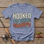 Hooked On Being Grandpa T-Shirt