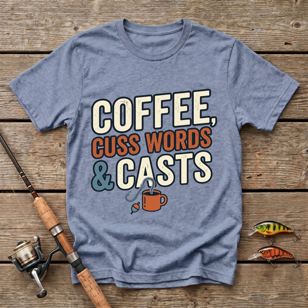 Coffee, Cuss Words And Casts T-Shirt