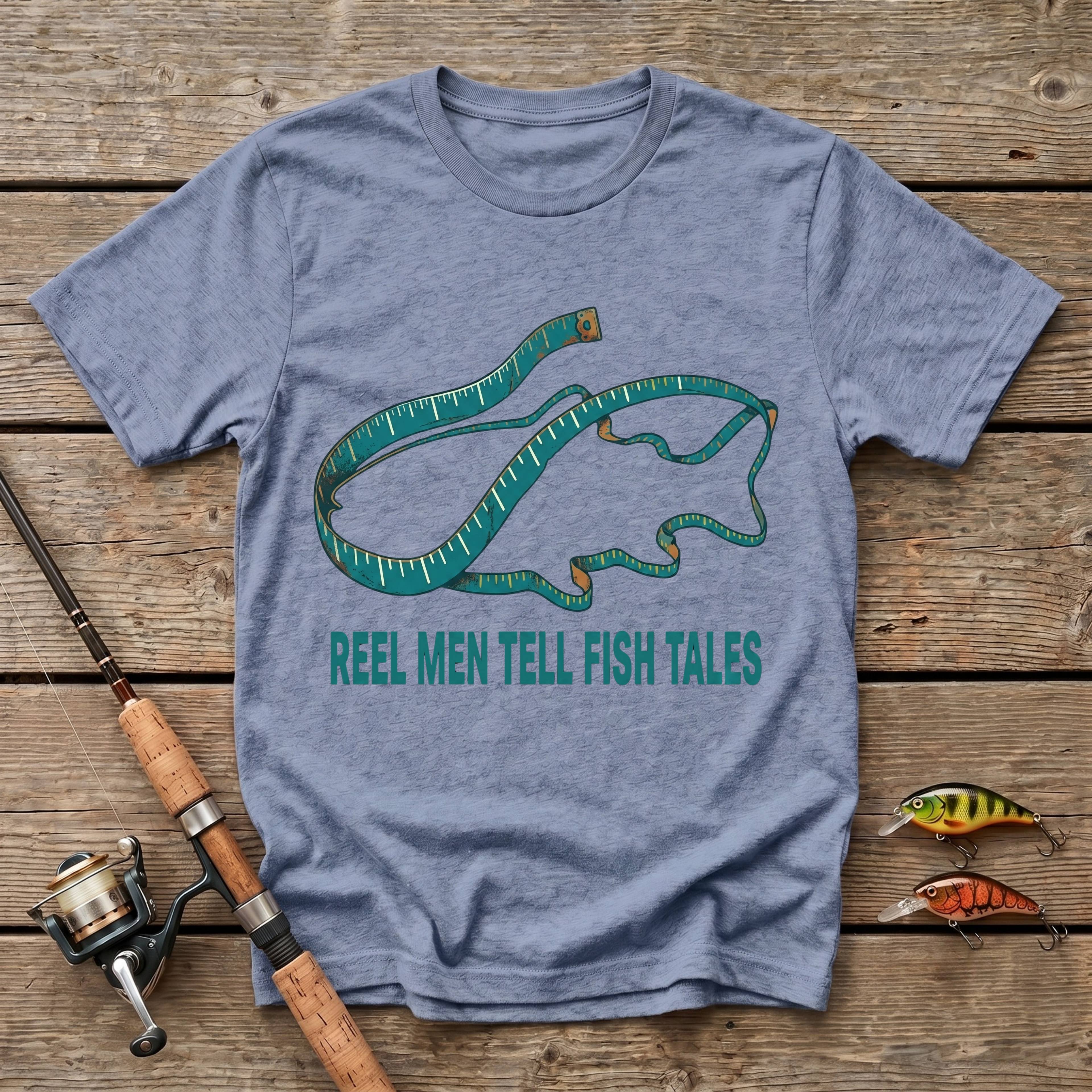 Reel Men Tell Fish Tales T-Shirt