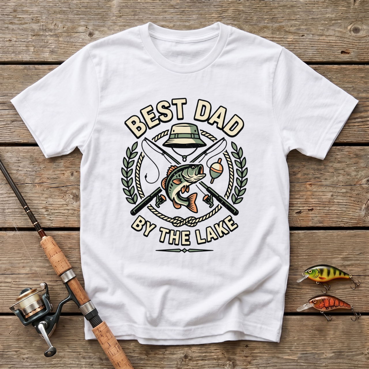 Best Dad By The Lake T-Shirt