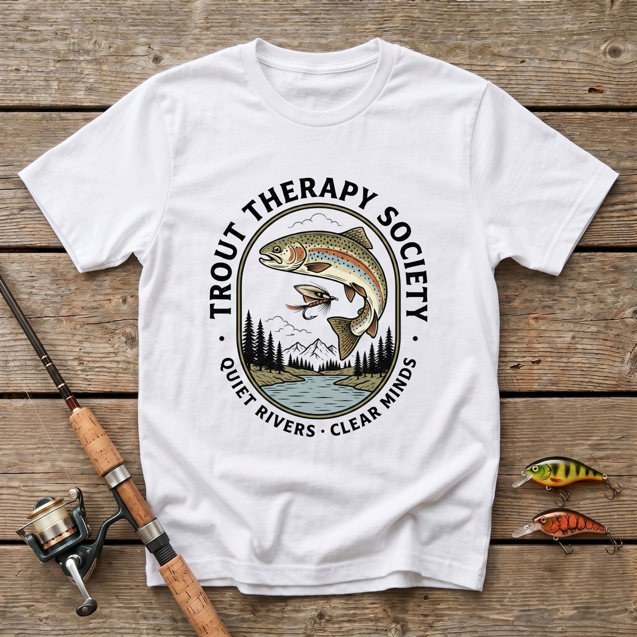 Trout Therapy Society T-Shirt