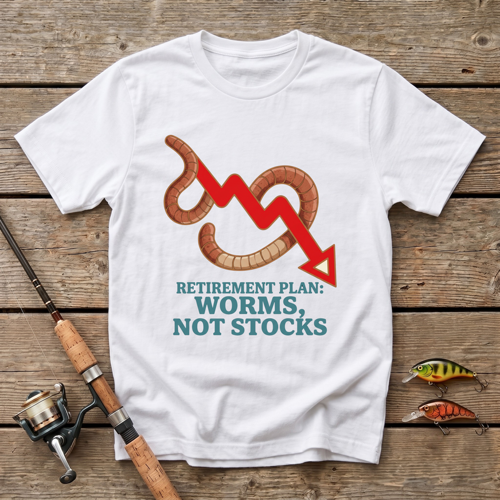 Retirement Plan: Worms Not Stocks T-Shirt