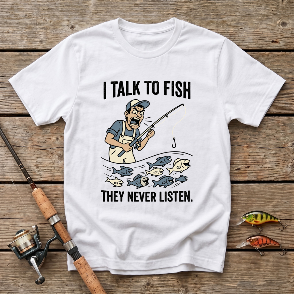 I Talk To Fish, They Never Listen T-Shirt