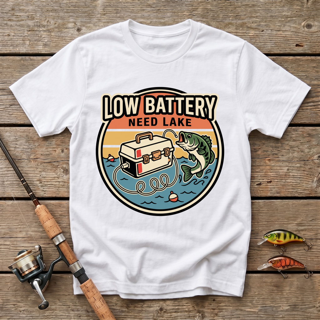 Low Battery, Need A Lake T-Shirt