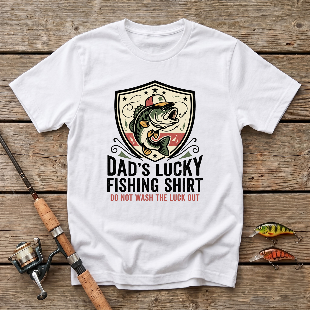 Dad's Lucky Fishing Shirt T-Shirt