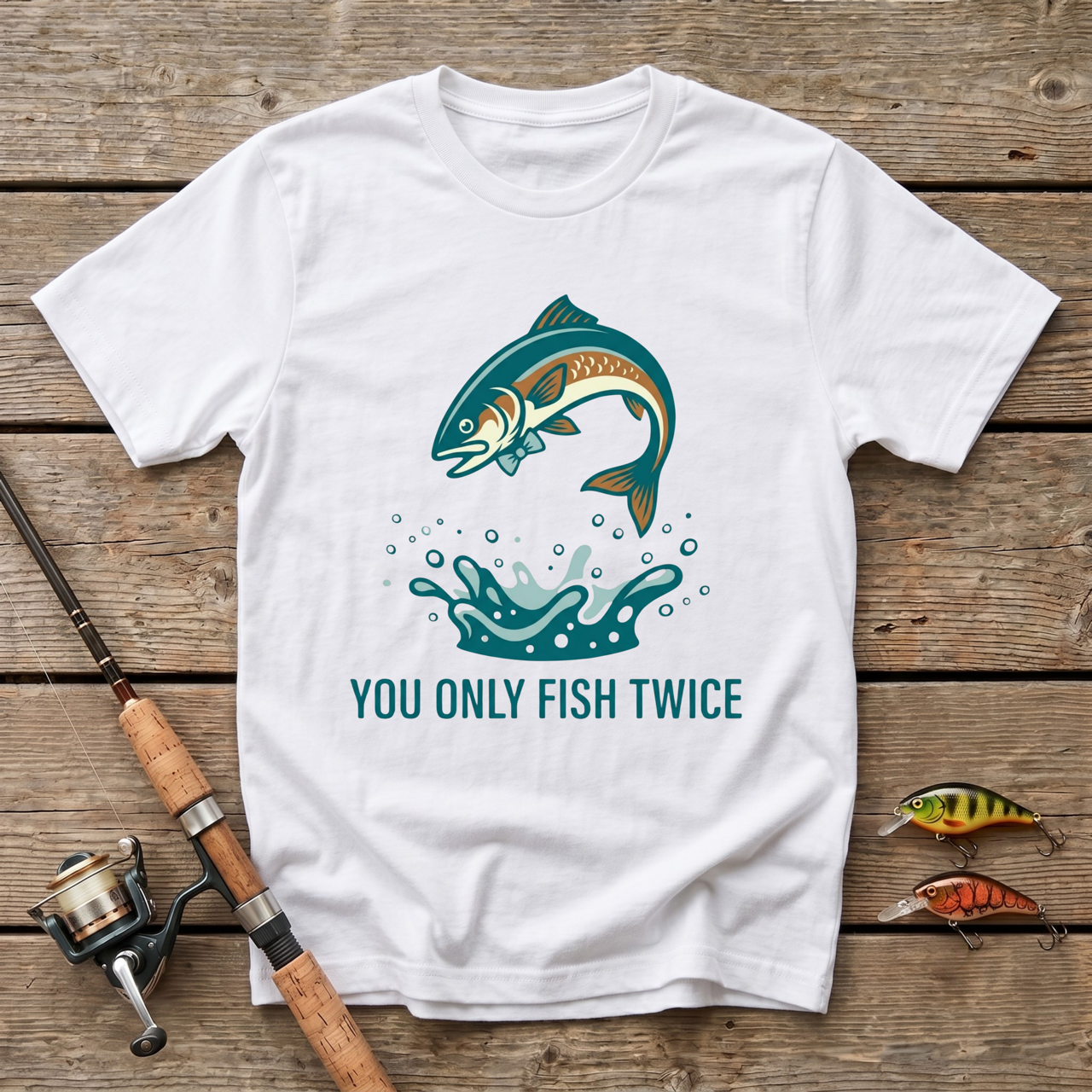 You Only Fish Twice T-Shirt