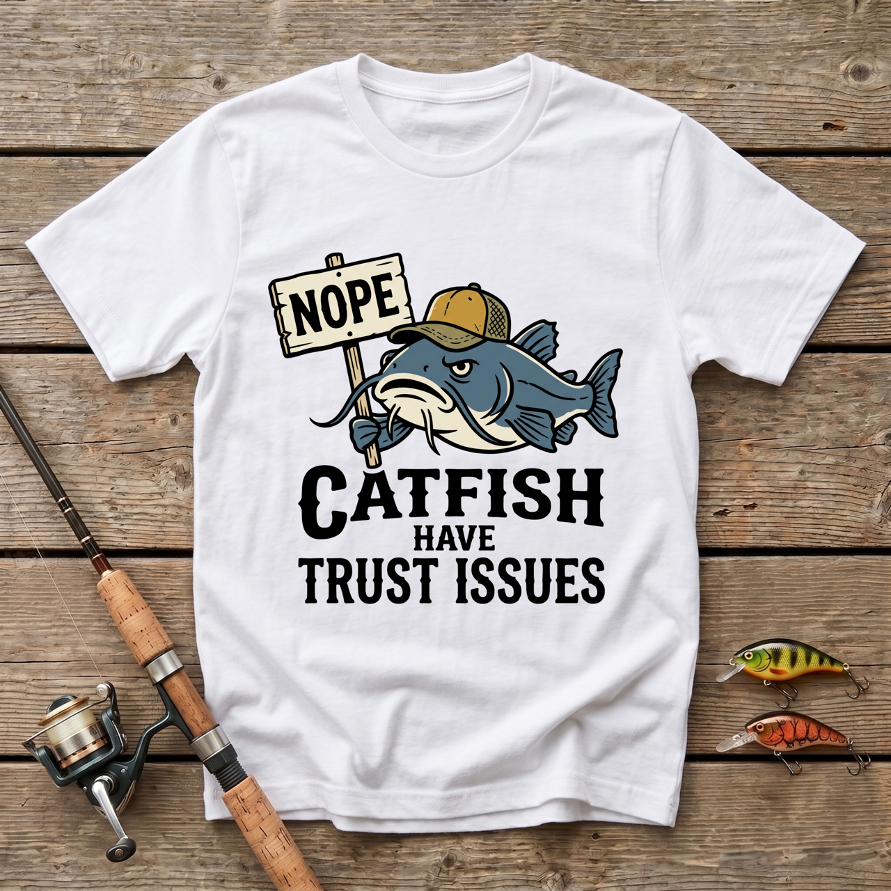 Catfish Have Trust Issues T-Shirt