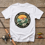 Emotional Support Fishing Rod T-Shirt