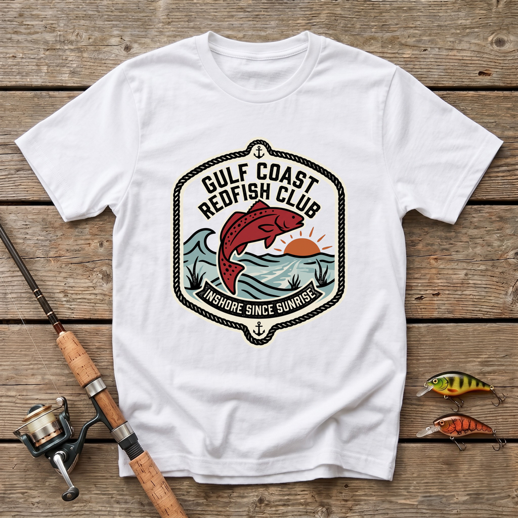 Gulf Coast Redfish Club T-Shirt