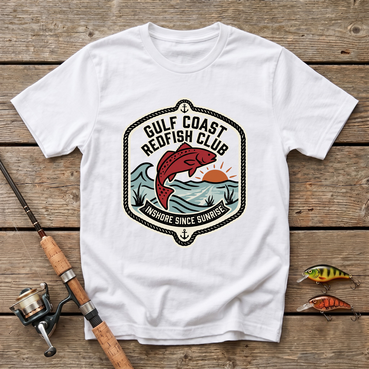 Gulf Coast Redfish Club T-Shirt