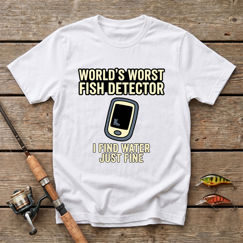 World's Worst Fish Detector T-Shirt