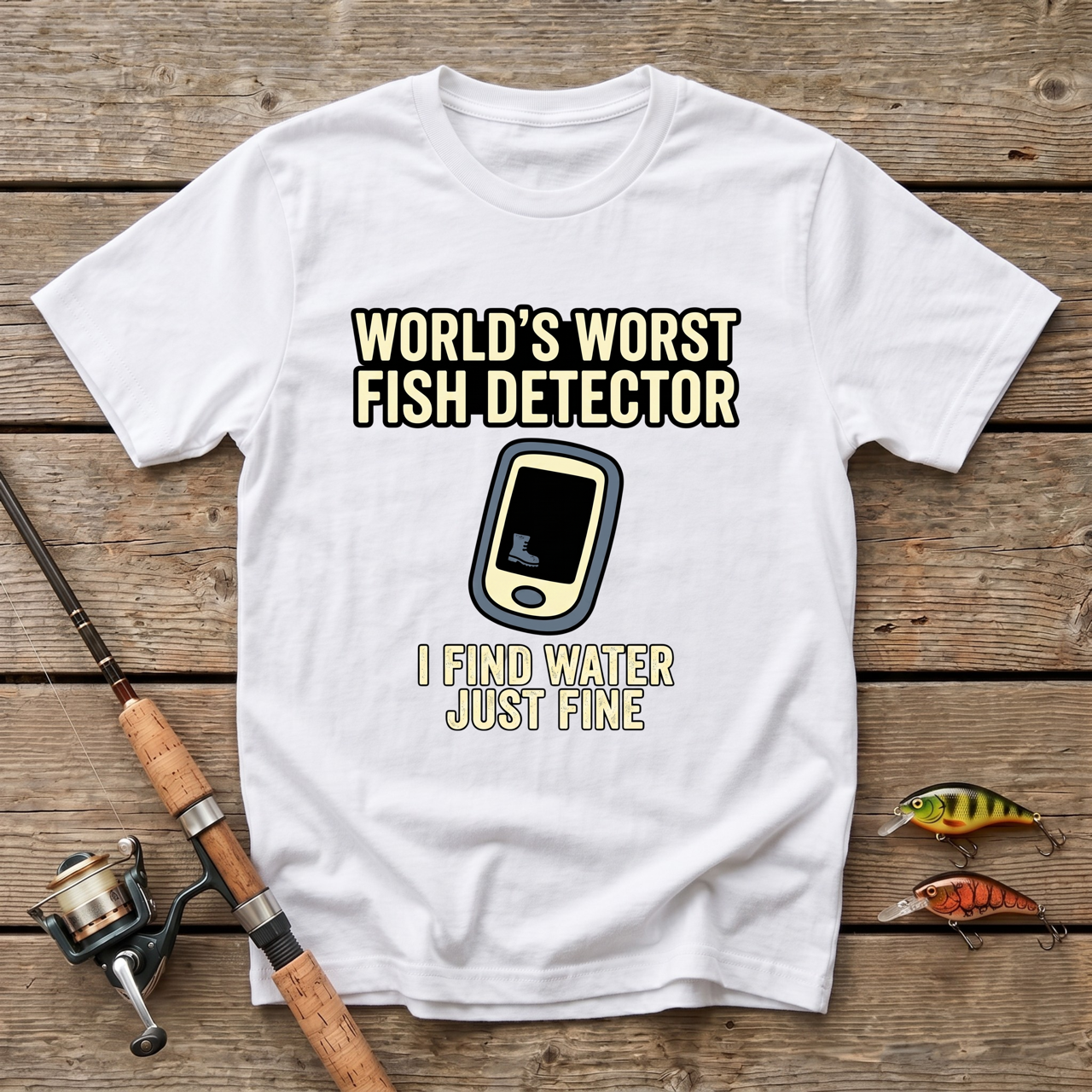 World's Worst Fish Detector T-Shirt