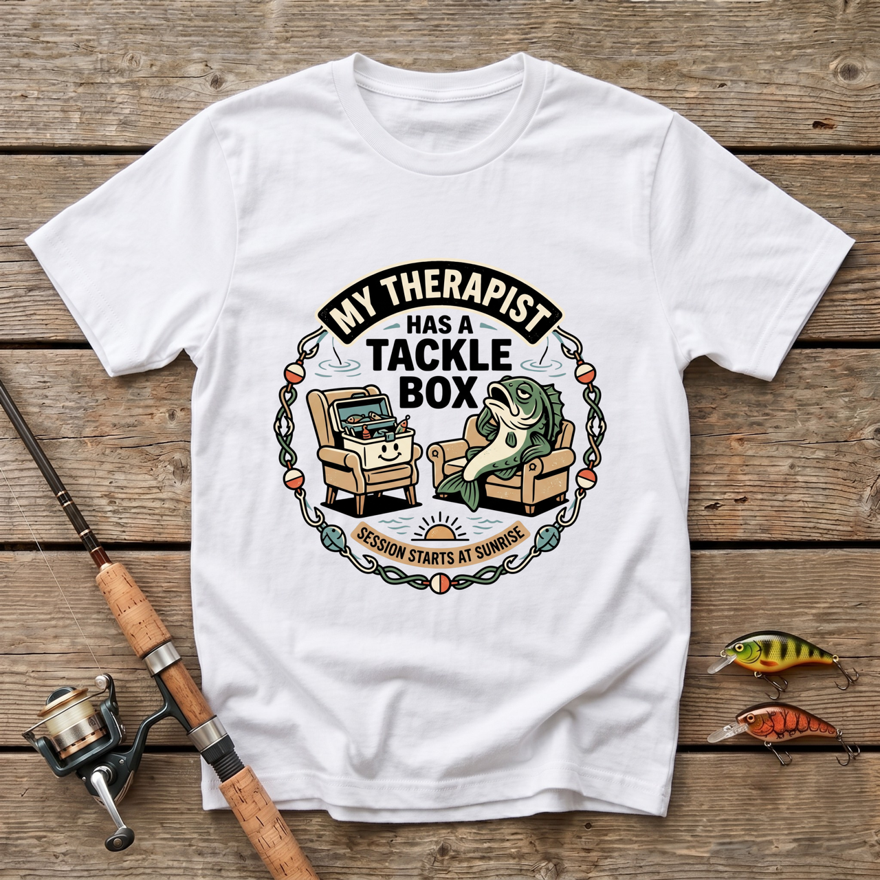 Therapist Has Tackle Box T-Shirt