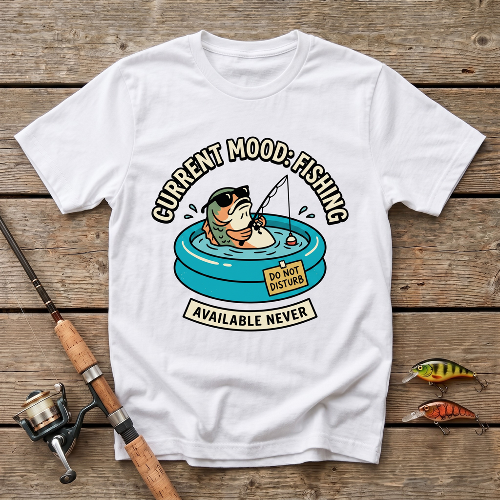 Current Mood: Fishing T-Shirt